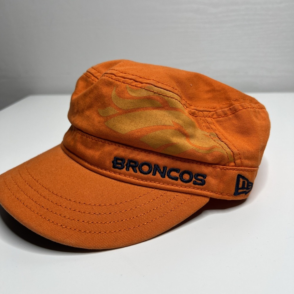 New Era Denver Broncos Cadet Style Hat Adjustable Strap Womens One Size